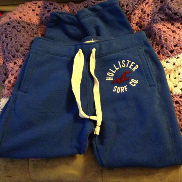 SOLD-----Hollister skinny sweatpants mens size lg