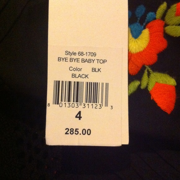 🌟BUNDLED🌟Nanette Lepore Bye Bye Baby Top - Picture 4 of 4