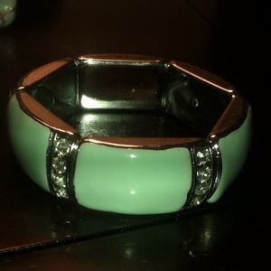 Chunky mint bracelet