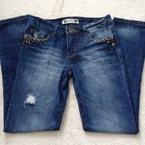 Destroyed Dark Jeans