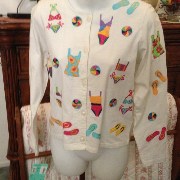 **reserved Michael Simon Summer Beach Jacket/Top -