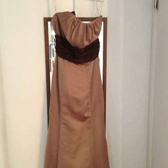 David's Bridal Floor Length dress