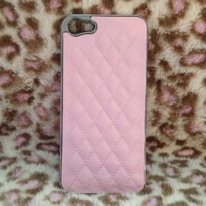 Brand New quilt pattern leather case for iphone 5!