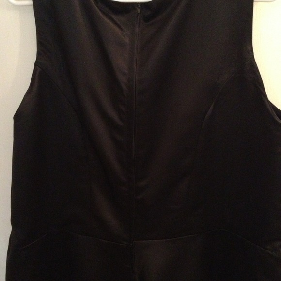 Black satin bridesmaid dress - Picture 4 of 4