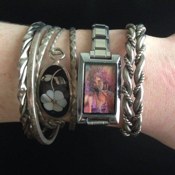 🚫BUNDLED🚫Janis Joplin Italian Charm Watch - Picture 3 of 4
