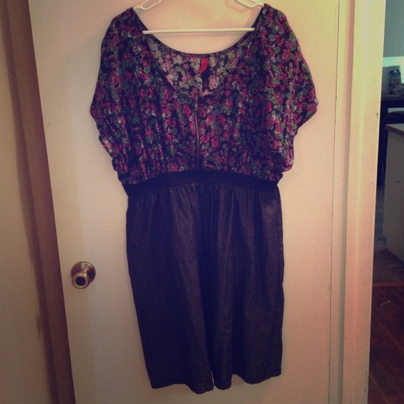 Target floral and denim sundress