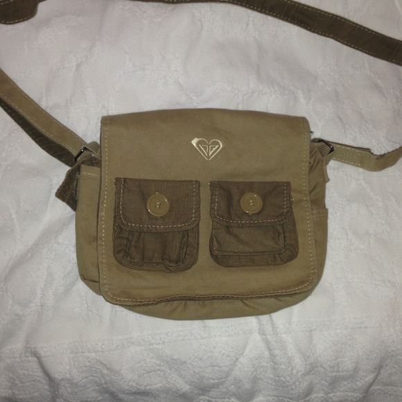 **Bundle**Cute Roxy Khaki and Corduroy Purse