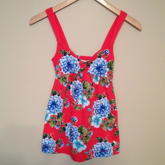 💜TRADED💜 A&F Floral Tank NWT