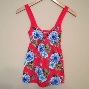 💜TRADED💜 A&F Floral Tank NWT