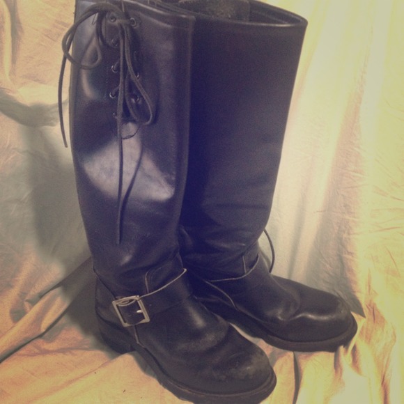 Vintage Motorcycle Boots