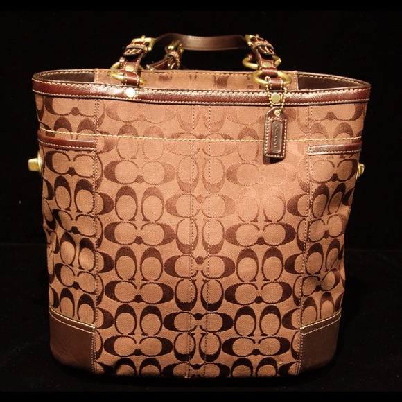 Brown Coach Tote