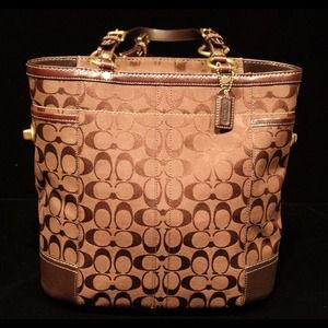 Brown Coach Tote