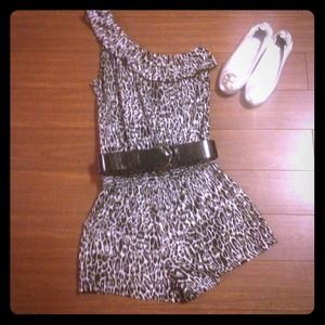 Soulmates Animal Print Romper
