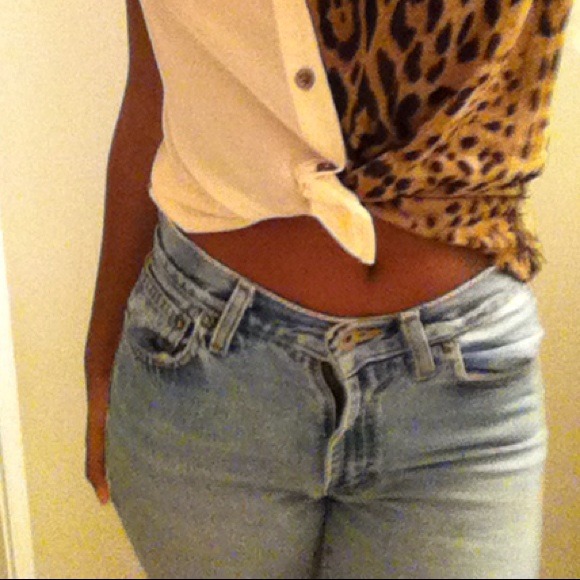 Abercrombie and Fitch high waisted jeans