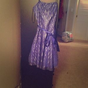 Blue dress worn once