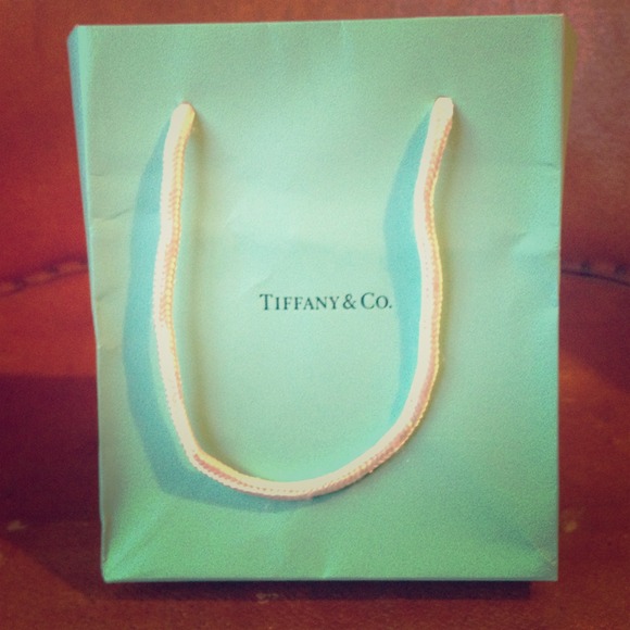 Authentic Tiffany & Co. jewelry bag