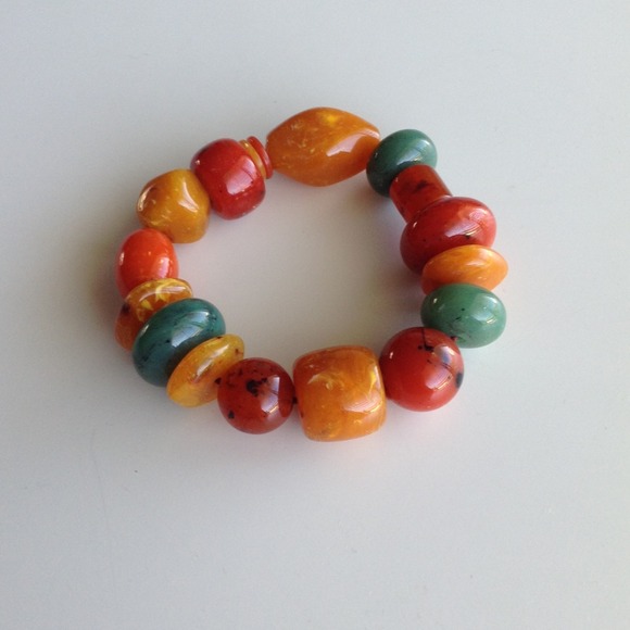 ❌SOLD❌Multi color beaded stretch bracelet