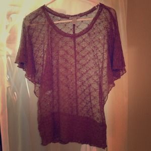 Lace top! Cute for going out!
