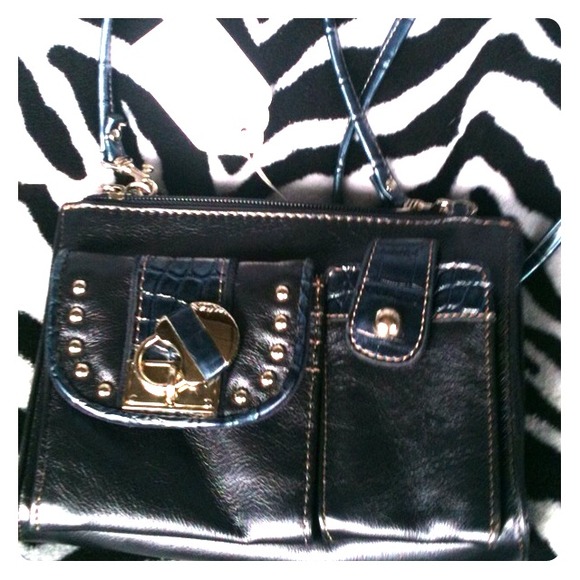 Metallic Blue Kathy Van Zeeland Crossbody