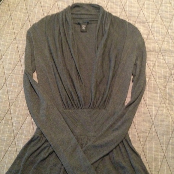 New cute peplum top charcoal - Picture 2 of 4