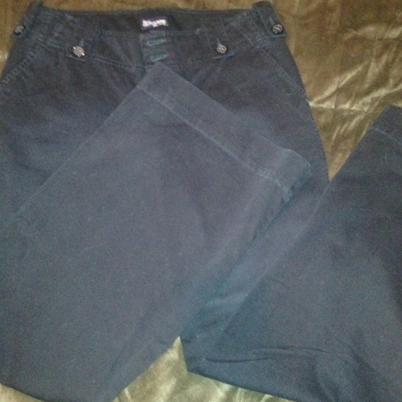 Navy Blue Abercrombie Pants - Picture 3 of 3