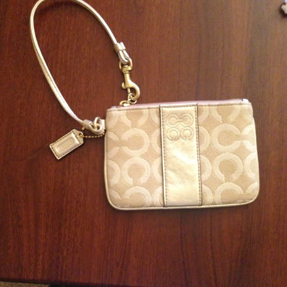 Gold coach clutch!