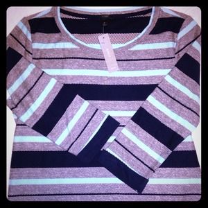 Spring 2013 striped J Crew knit top