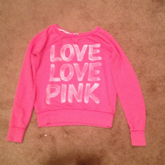 long sleeve vs crewneck hotpink