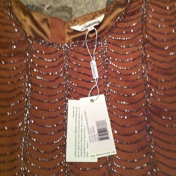 TRADED Beaded formal dress & Adrienne Vittadini
