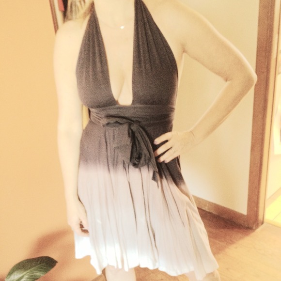 French Connection Halter Ombré dress!