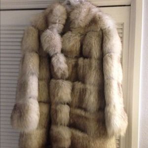 💛SOLD💛 Blue fox fur coat