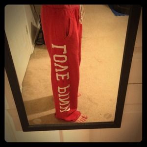 Victoria's Secret pink boyfriend sweats