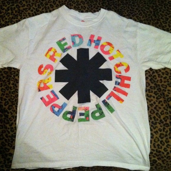 White Red Hot Chili Peppers shirt!