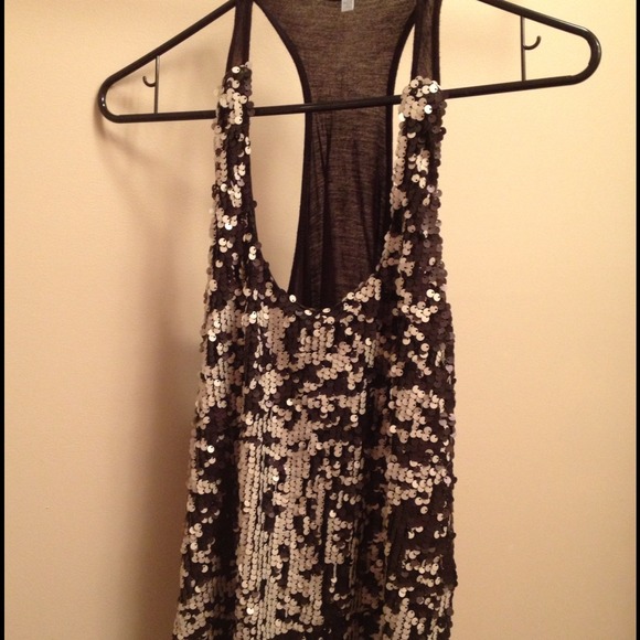 Charlotte Russe small sequin top