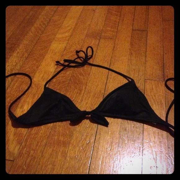 Cute Victoria Secret black triangle top