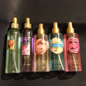 🔒SOLD 🔒Half full VS body spray. Set of 5