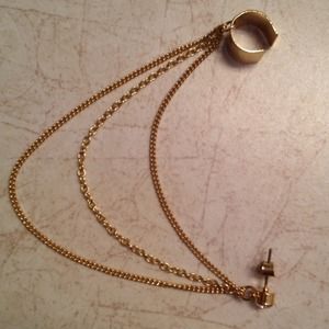 Gold Ear Cuff Earring