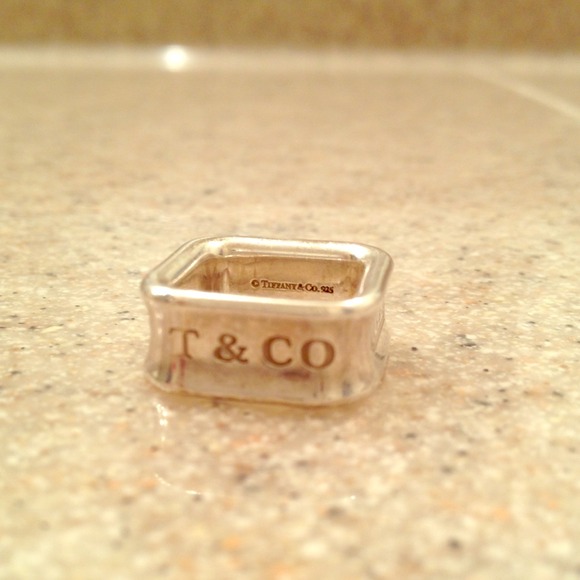 Tiffany & Co. square ring size 4.5