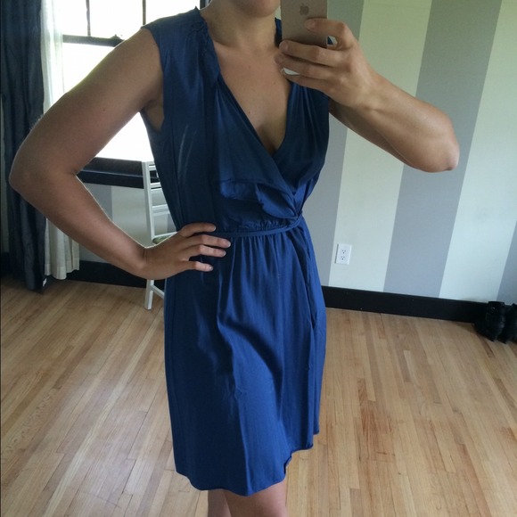 SOLD - Elie Tahari Wrap Dress - Picture 2 of 4