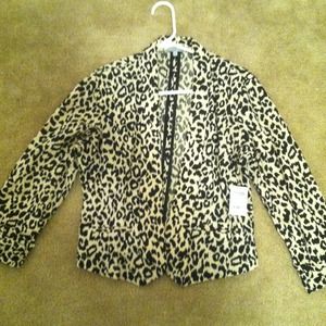 Leopard blazer