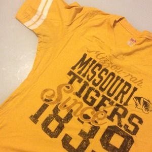 Yellow mizzou shirt