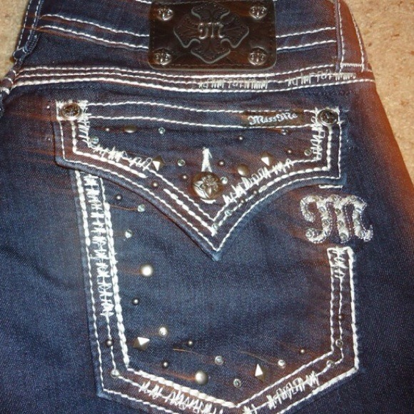 Miss me size 33 boot cut dark denim