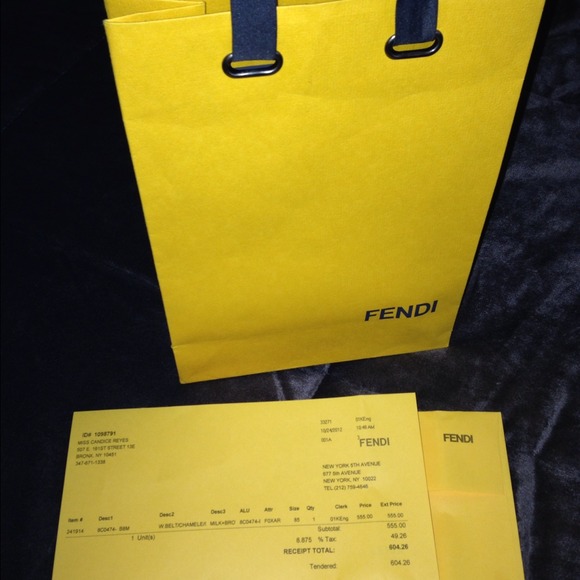 Women\'s FENDI Belt size 85cm NWT