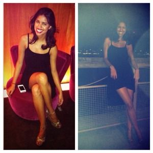 Cute high-low dress.