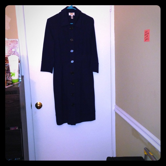 3/4 sleeve spring trench coat