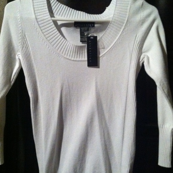 White sweater shirt