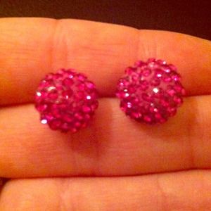 Hot Pink Earrings