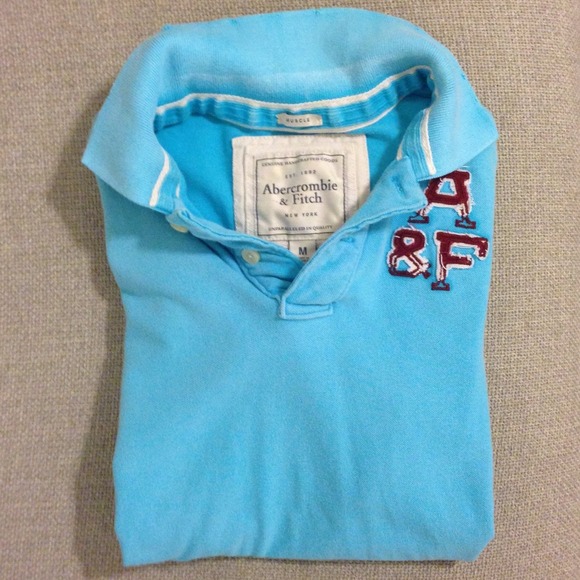 Lightly used authentic Mens Abercrombie polos (3).