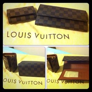 Louis Vuitton wallet & key holder imitation only