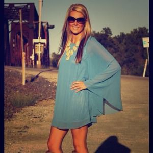 Oh happy day orange dress